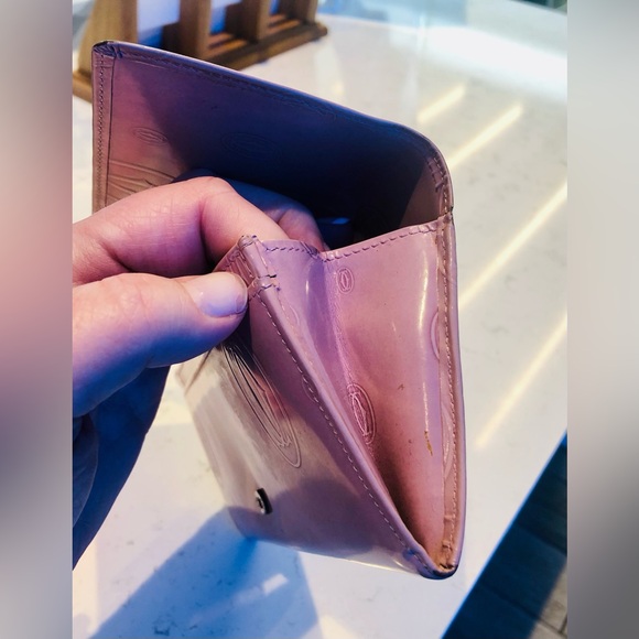 VINTAGE CARTIER LIGHT PINK WALLET - Picture 11 of 11